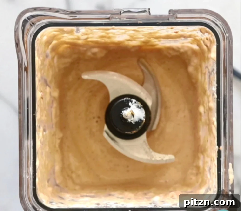Ingredients blended in a Blenderfor our Baked Vegan Cheesecake filling