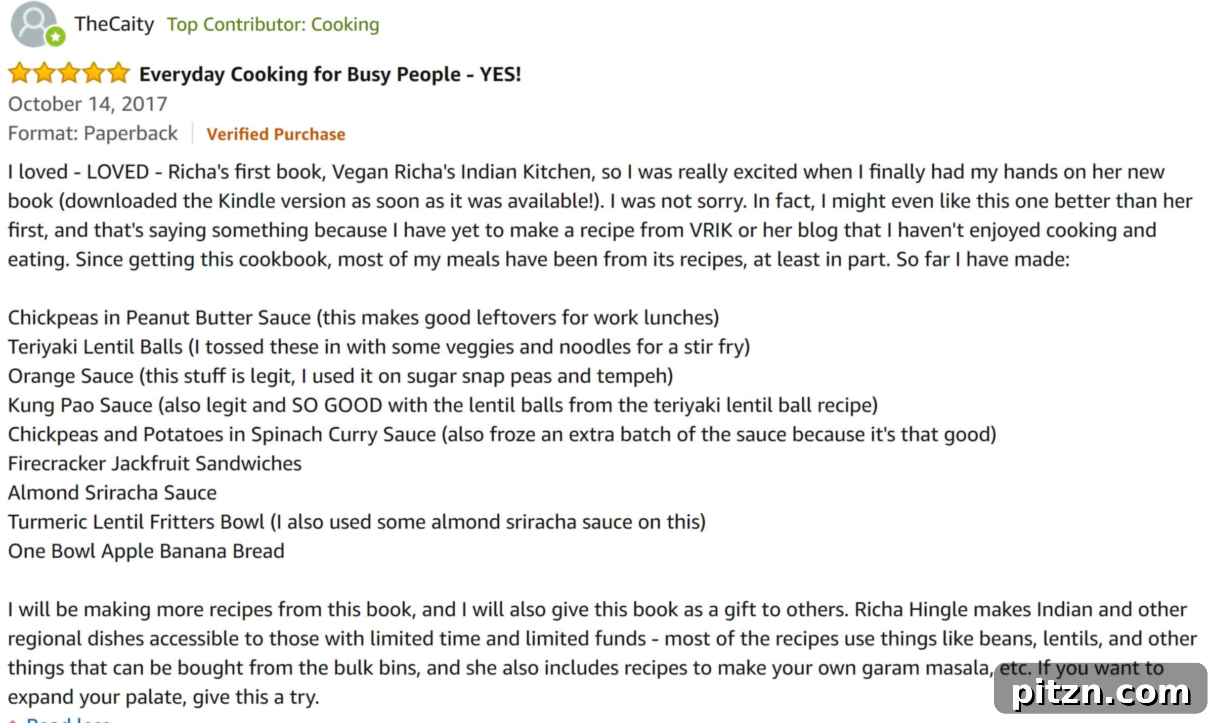 Review of Vegan Richa's Everyday Kitchen