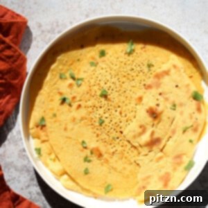 Vegan Socca in a white plate