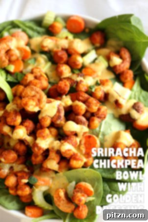 26 Vibrant Vegan Bowl Recipes 8 Sriracha Chickpeas, Cashews, and Spinach Bowl with Ranch Curry Dressing. Features sriracha roasted chickpeas and cashews. Vegan, Gluten-free, Soy-free, with an option to omit cashews for a nut-free version.