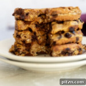 Oatmeal Chocolate Chip Waffles