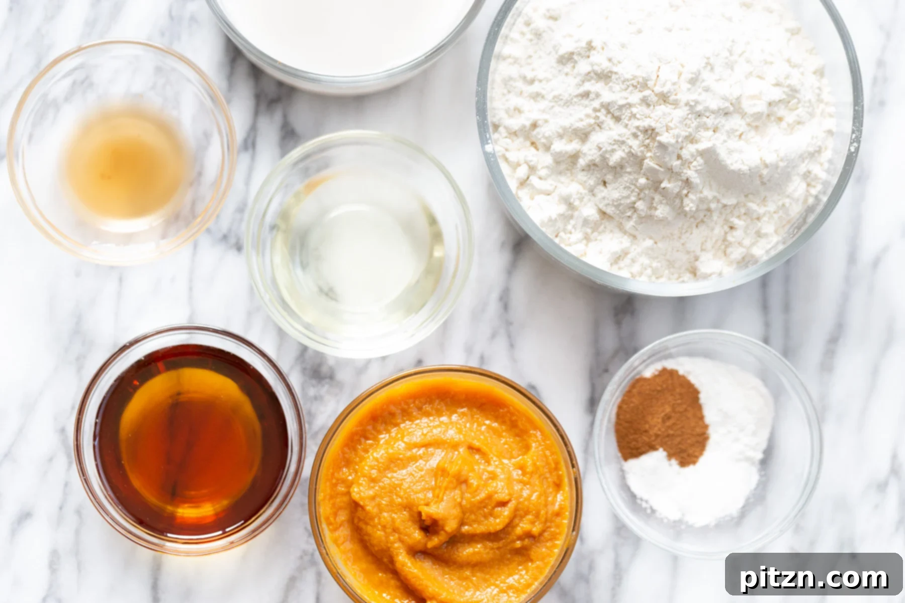 no yeast cinnamon rolls overhead shot of ingredients needed making vegan no yeast cinnamon rolls