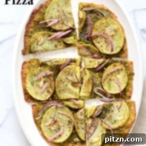 Potato Pesto Pizza - Vegan Pesto Pizza slices
