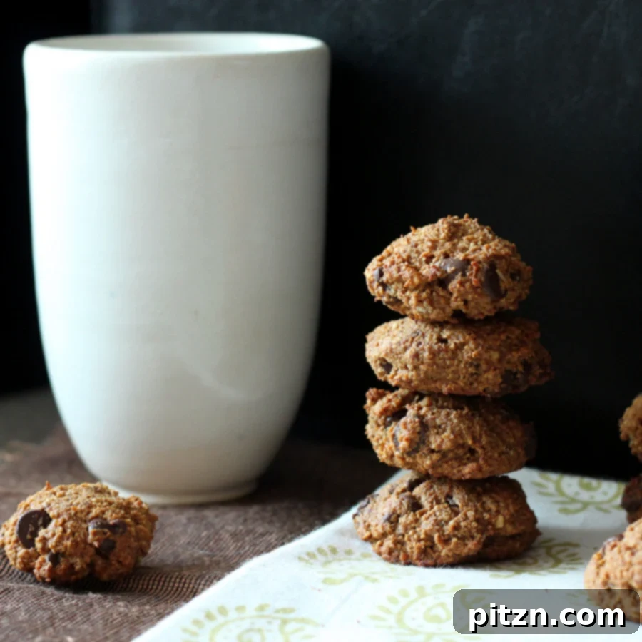 Ginger Banana Chocolate Chip Almond Oat Cookies Vegan Gluten Free Oil Free Sugar Free 2 Delicious Ginger Spiced Banana Almond Oat Chocolate Chip Soft Cookies