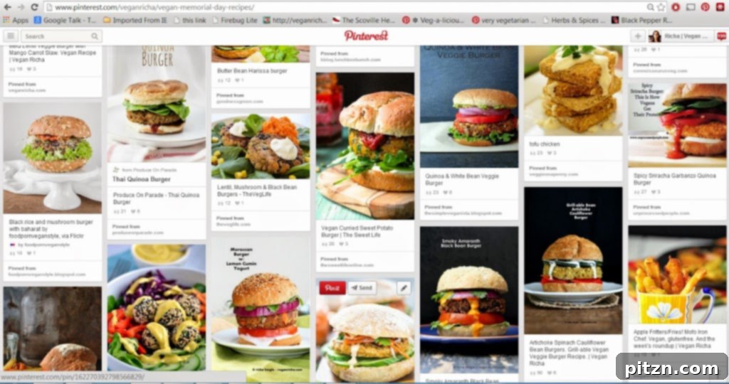 Vegan Memorial Day Pinterest Board Preview