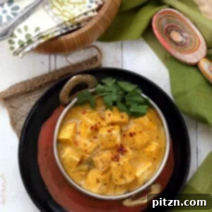 Mango Curry Tofu in a bowl
