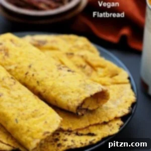 Yeast-free Sweet Potato Vegan Gluten free flatbread