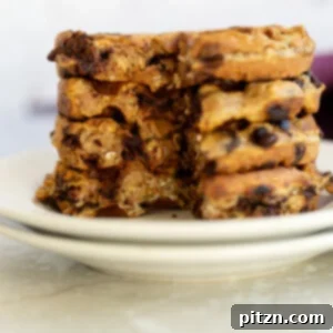 Oatmeal chocolate chip waffles or oatmeal raisin waffles