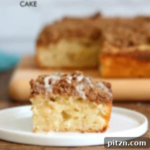Easy Vegan Coffee Cake Recipe. Simple soft Vanilla Cake topped with a delicious Streusel. Classic Cinnamon Streusel Coffee cake.