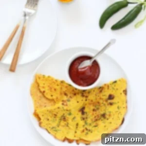 Vegan Chickpea flour Pancakes