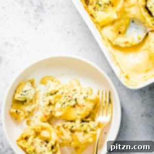 Vegan Stuffed Shells with Butternut Alfredo, a comforting casserole for holidays.