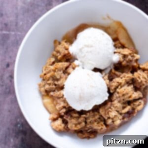 Apple Pear Crisp Vegan Gluten-free, a delightful take on classic apple crisp.