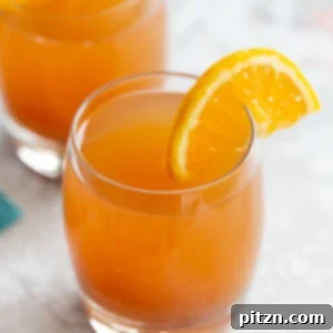 Instant Pot Apple Cider in glasses