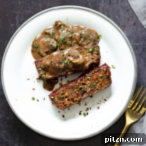 This Vegan Meatloaf is flavorful, decadent, nutty and great for anyone wanting a no bean/lentil loaf. Use nuts of choice. #Vegan #Recipe #VeganRicha . Can be Glutenfree