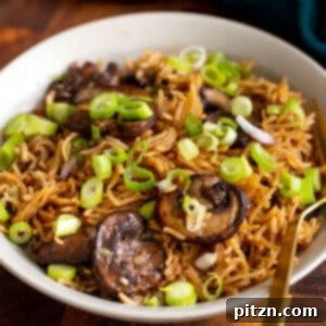 A dish of baked mushroom rice