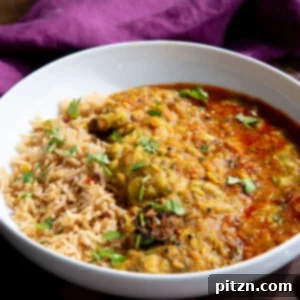 Delicious Chataka Dal, a spicy Maharashtrian Toor Dal, presented beautifully as a recipe image.