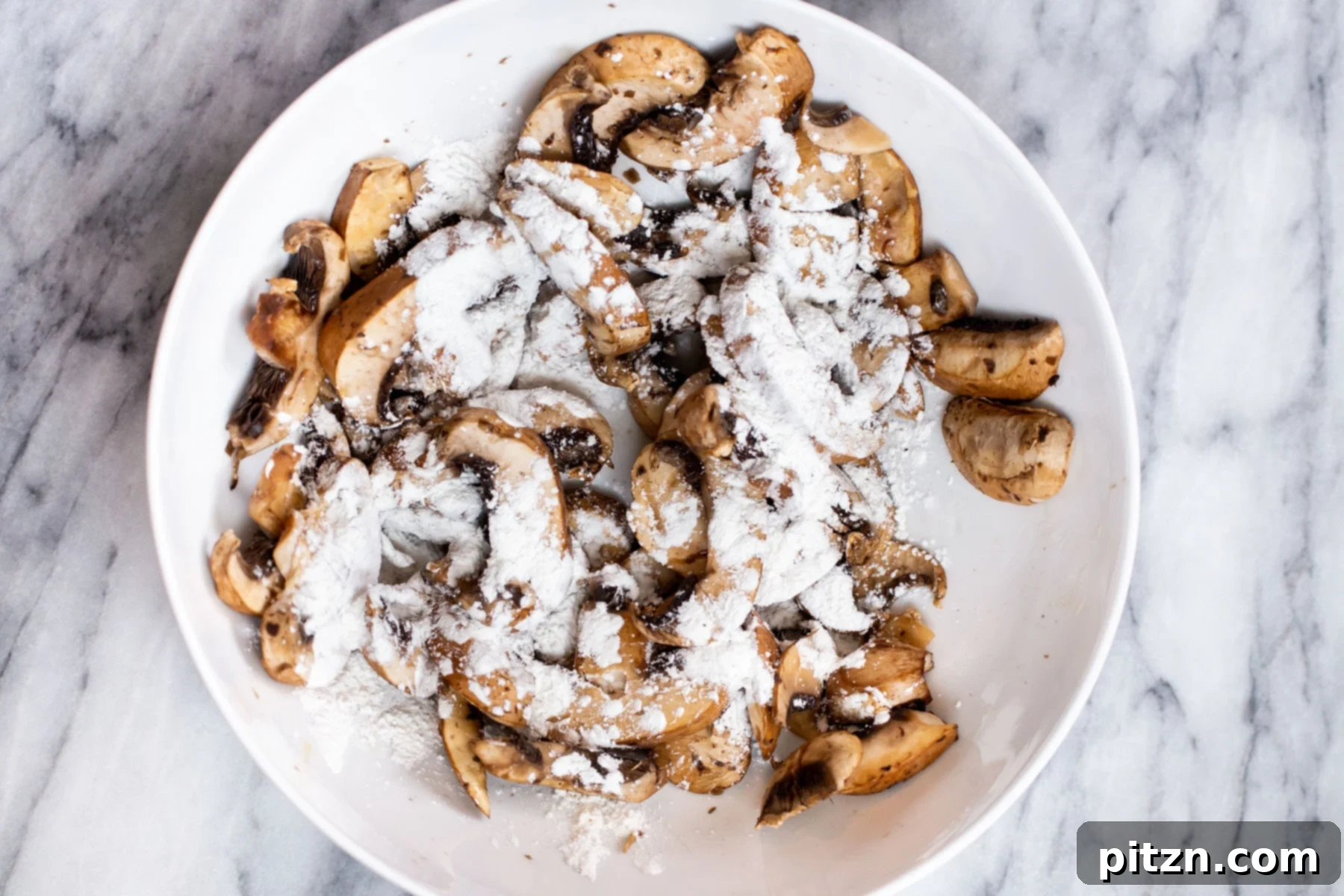 Sesame Glazed Mushrooms 7 Sliced mushrooms tossed in sesame oil