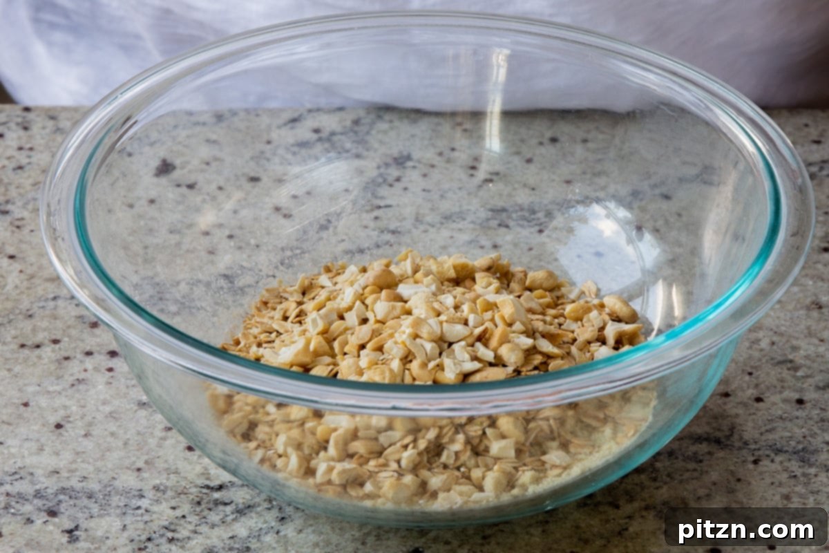 Doritos Nacho Crunch Bars 8 Adding a mix of nuts and seeds to the dry ingredients