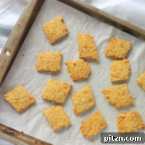 A plate of freshly baked Chickpea Fennel Crackers