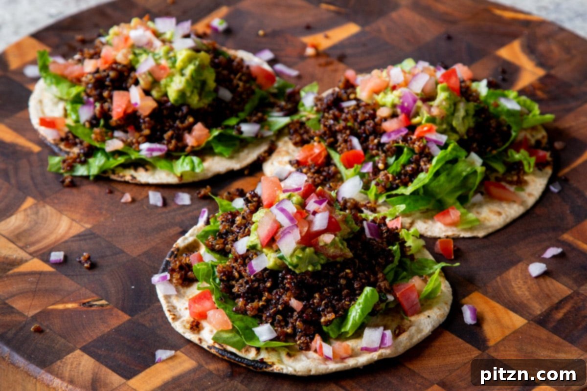 Crispy Quinoa Tacos: Effortlessly Allergy-Friendly 19 Finishing the crispy quinoa tacos with a fresh spoonful of vibrant pico de gallo