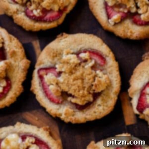 strawberry cheesecake cookies on a wooden serving tray