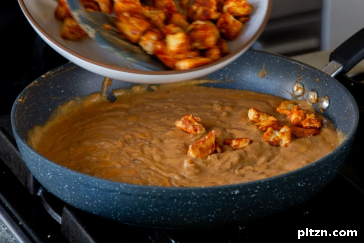 Adding crispy tofu 