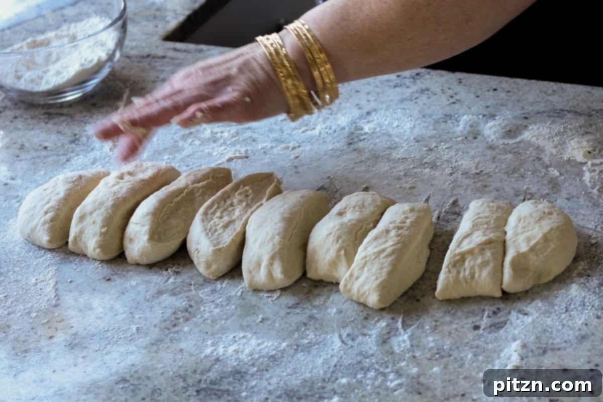 Melt-in-Your-Mouth Dinner Rolls 22 dough cut into dinner roll size pieces