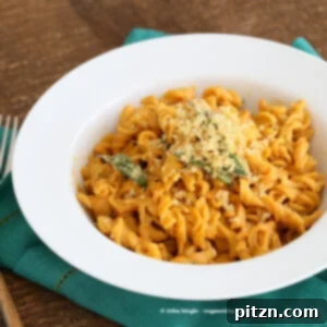 Velvet Vegan Pumpkin Sage Pasta with Crispy Sage Accents 6 Vegan Pumpkin Sage Pasta