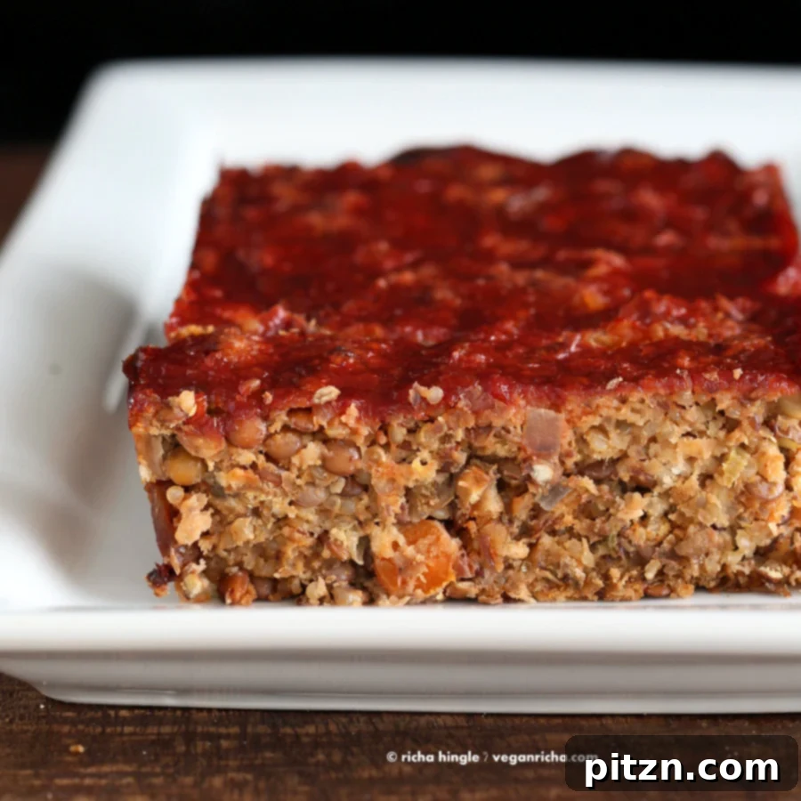 Hearty Vegan Lentil Quinoa Loaf for Thanksgiving