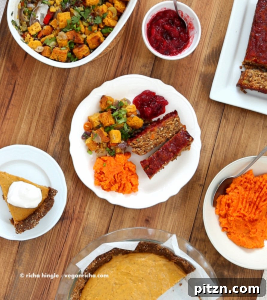 Vibrant and flavorful vegan Thanksgiving side dishes