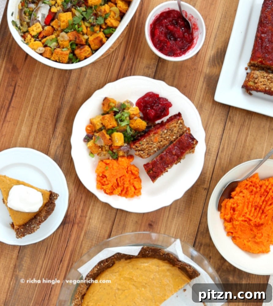 Plant Powered Lentil Quinoa Loaf 2 Delicious Vegan Lentil Quinoa Loaf with a savory spicy glaze, perfect for Thanksgiving and holiday meals. Nut-free and can be made gluten-free.