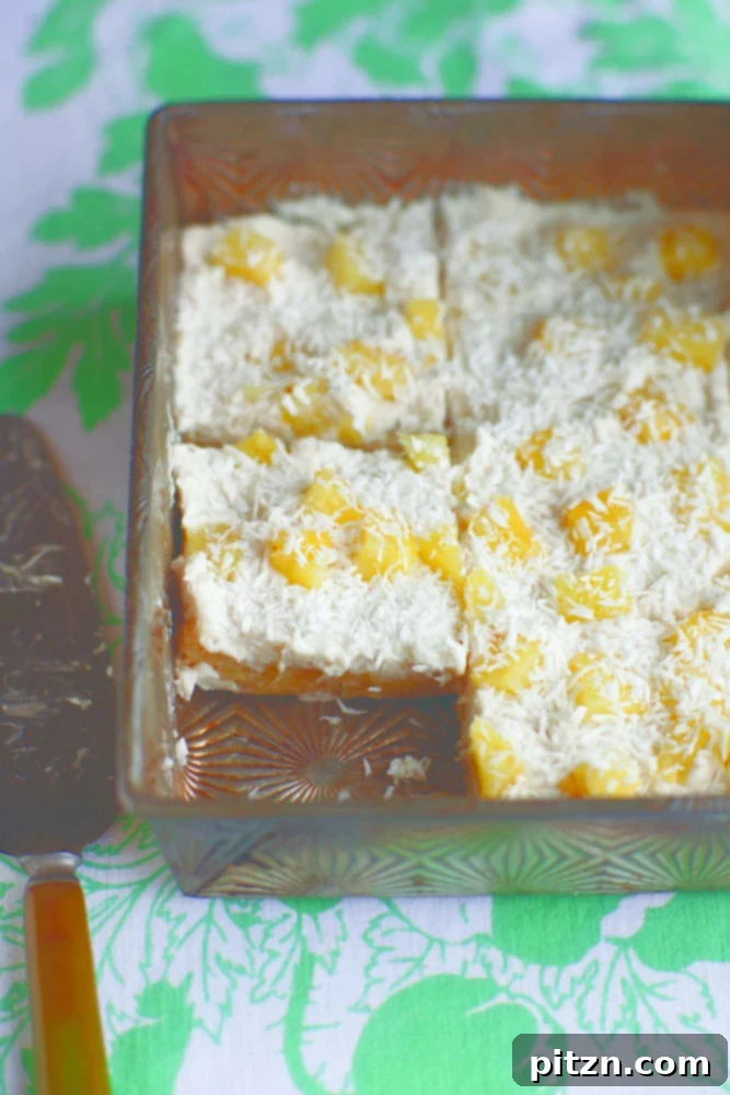 Pina Colada Squares from Vegan Without Borders