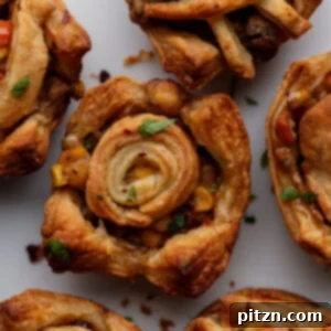 mini pot pies cooling on a plate