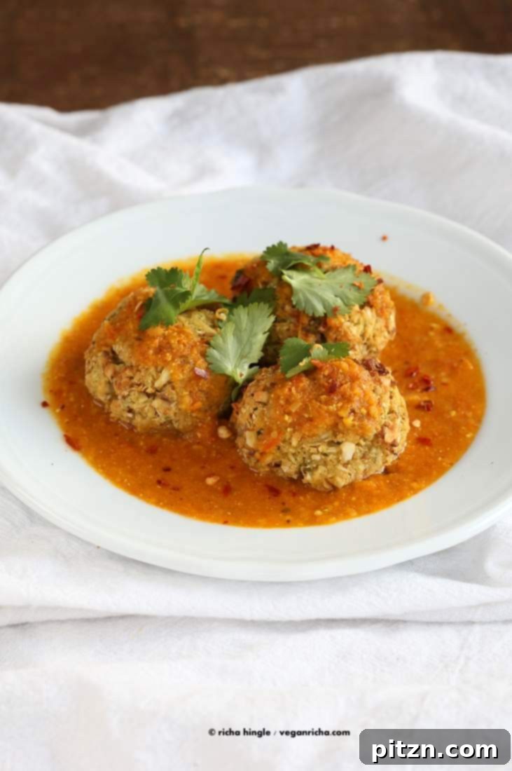 Vegan Baked Cauliflower Kofta Spiced Tomato Onion Curry 7 Cauliflower Kofta Curry | Vegan Richa