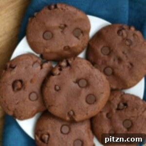 Chewy Vegan Double Chocolate Chip Cookies 5 img 7866 4