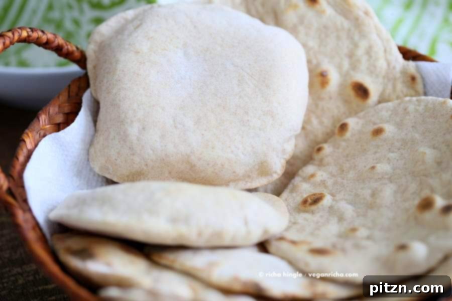 Homemade Vegan Yeast-Free Flatbread and Pita 10 vegan yeast free flatbread