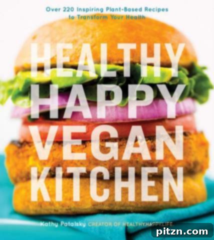 My Honest Review: Healthy Happy Vegan Kitchen's Vegan Lasagna Verde 4 Cover of the Healthy Happy Vegan Kitchen cookbook, showcasing vibrant dishes