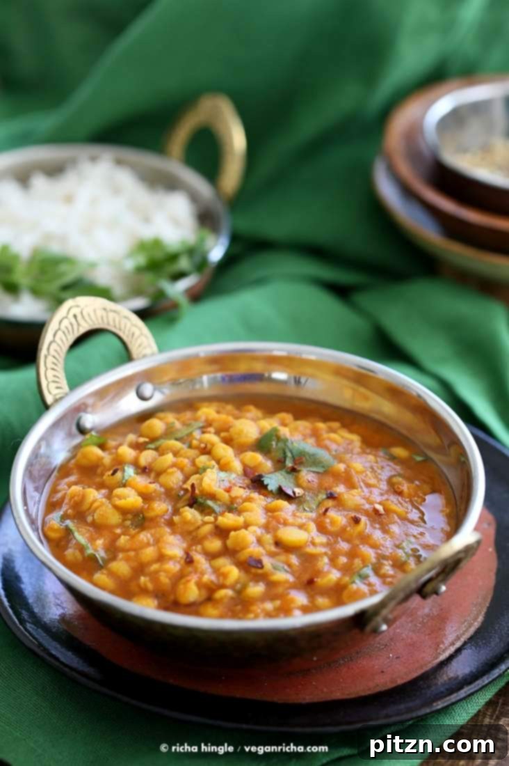 Easy Chana Dal Soup Recipe 3 Easy Chana Dal - Split Chickpea soup| Vegan Richa