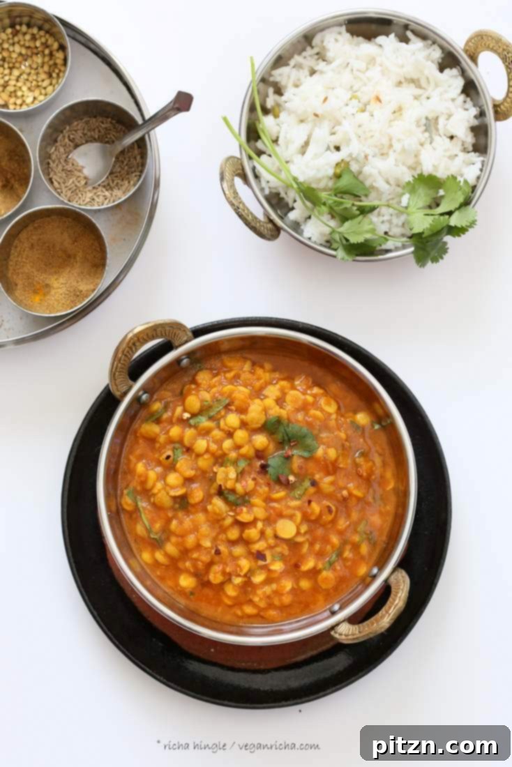 Easy Chana Dal Soup Recipe 5 Easy Chana Dal - Split Chickpea soup| Vegan Richa