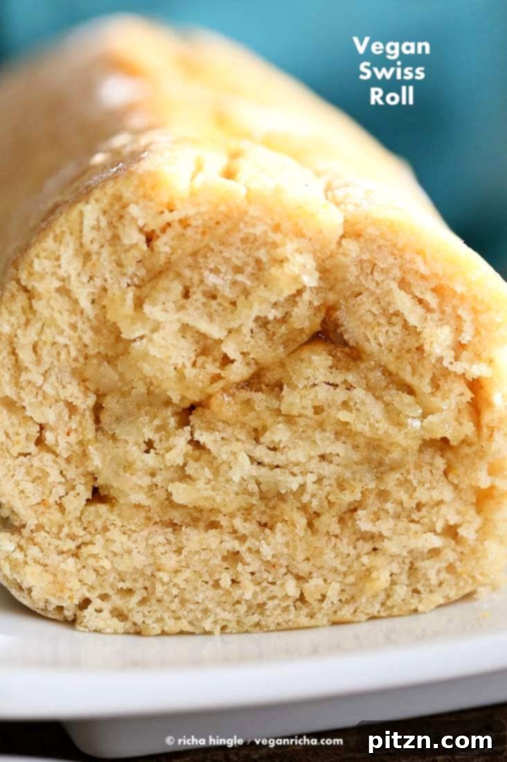 Vegan Swiss Roll | Vegan Richa