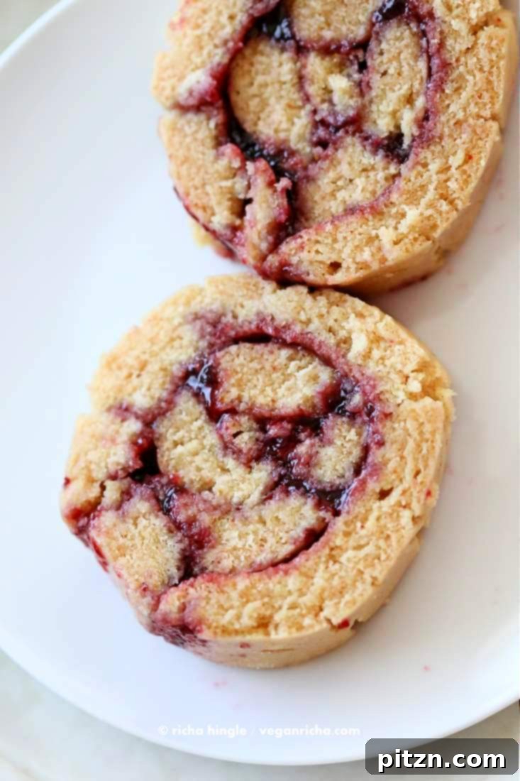 Vegan Swiss Roll | Vegan Richa