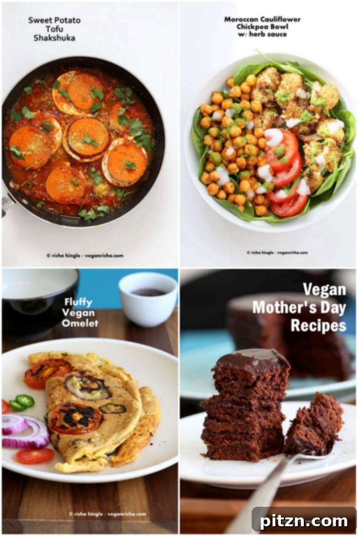 Plant-Powered Treats to Spoil Mom 2 Vegan Mother's Day Recipes | Vegan Richa