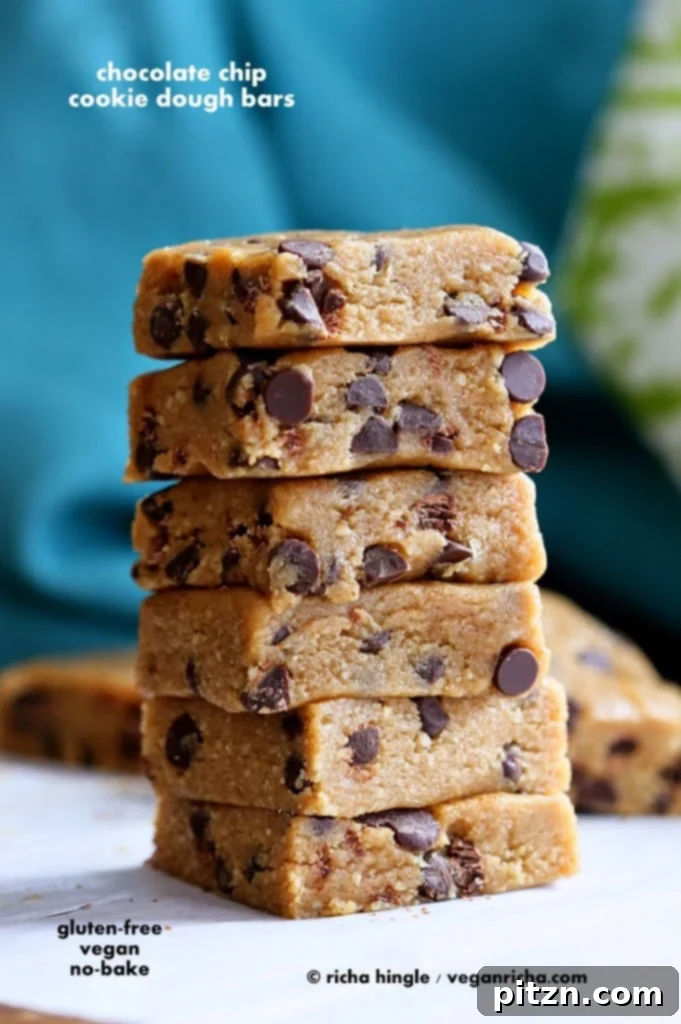 Plant-Powered Treats to Spoil Mom 6 Vegan No-Bake Cookie Dough Bars