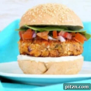 The Tri-Veggie Power Burger 6 Pinto Bean Broccoli Lentil Burger