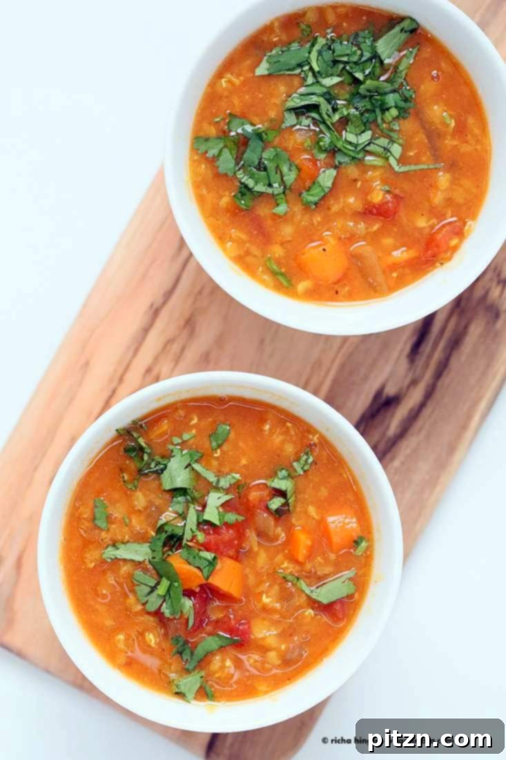 Moroccan Lentil Soup: A Review of The Abundance Diet 2 Moroccan Lentil Soup | Vegan Richa