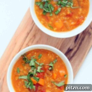 Moroccan Lentil Soup: A Review of The Abundance Diet 7 Moroccan Lentil Soup from The Abundance Diet