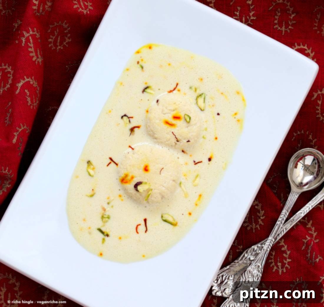 Your Guide to Indian Cooking Updates and Errata 5 Rasmalai from Vegan Richa's Indian Kitchen
