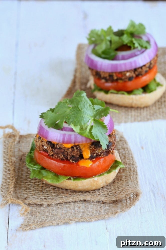 Baked Amaranth Black Bean Patties on a baking sheet