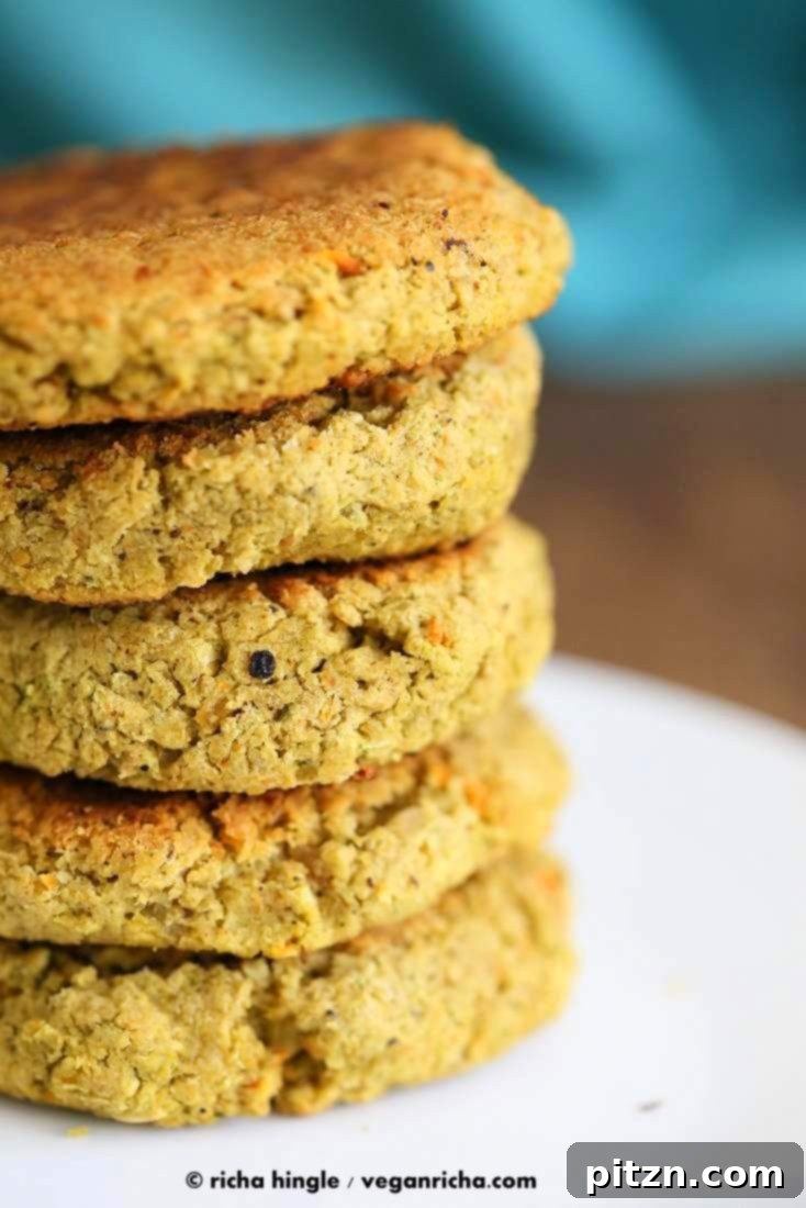Plant Powered Families Our Review and Your Chance to Win 6 Close-up of hearty Sneaky Chickpea Burgers from Dreena Burton's cookbook