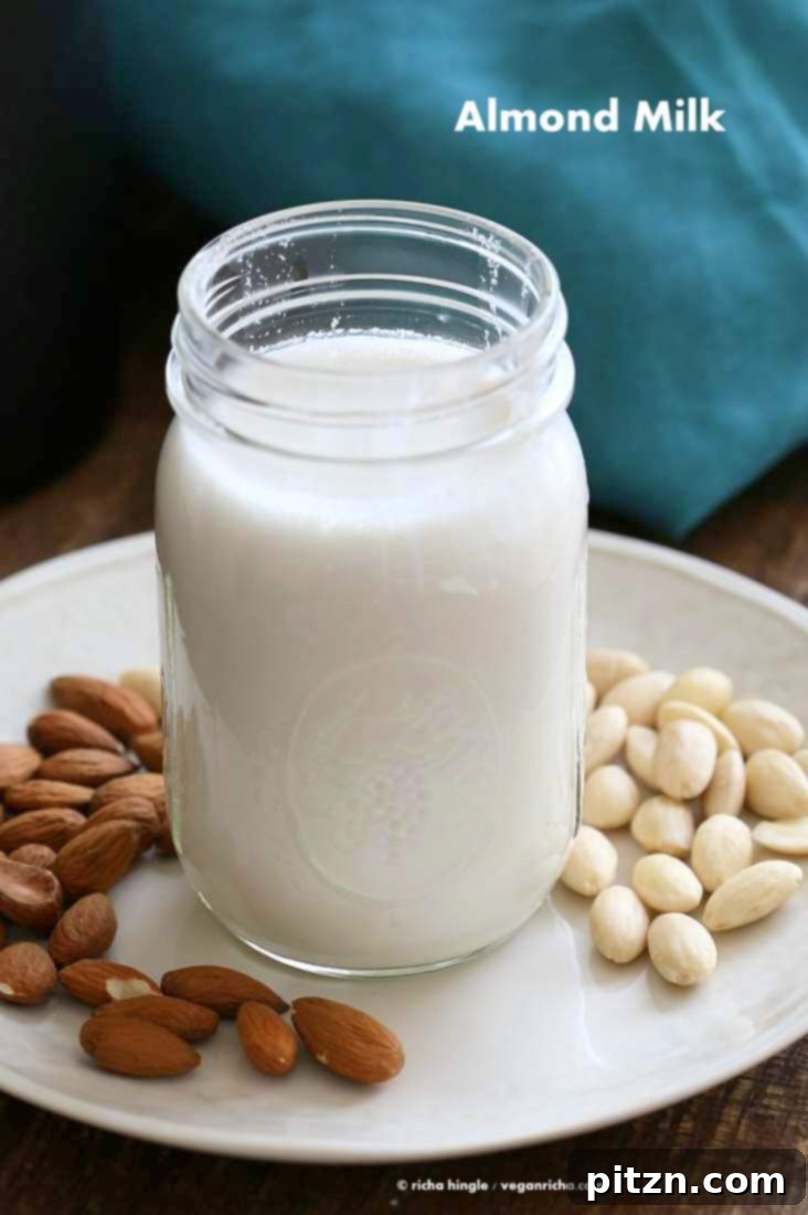 Your Essential Guide to Growing Herbs Indoors 10 How to make Almond Milk with raw almonds or blanched almonds. Blanched almond milk has a less prominent flavor which works great for Indian Chai | Vegan Richa